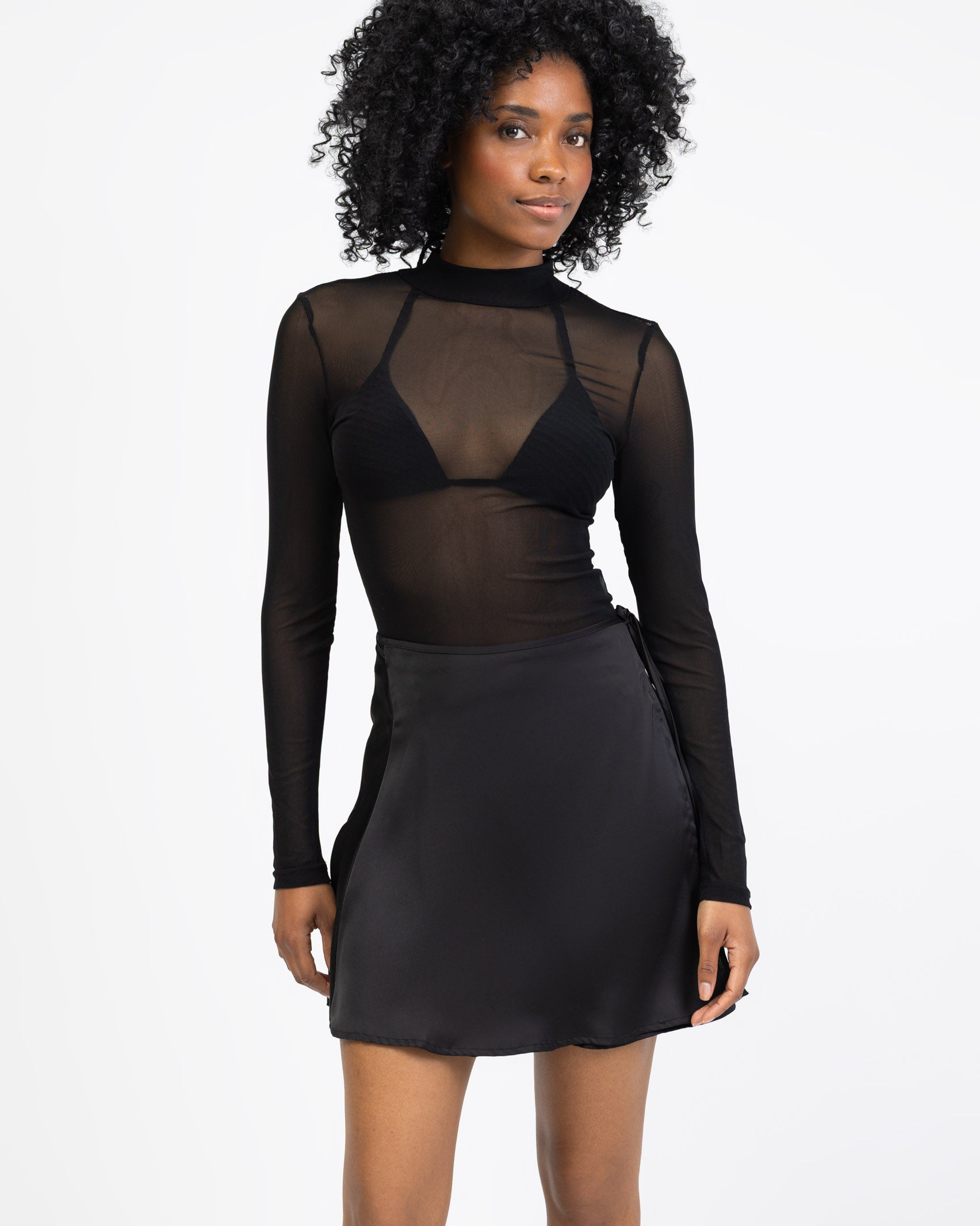 Langarm Mesh Body