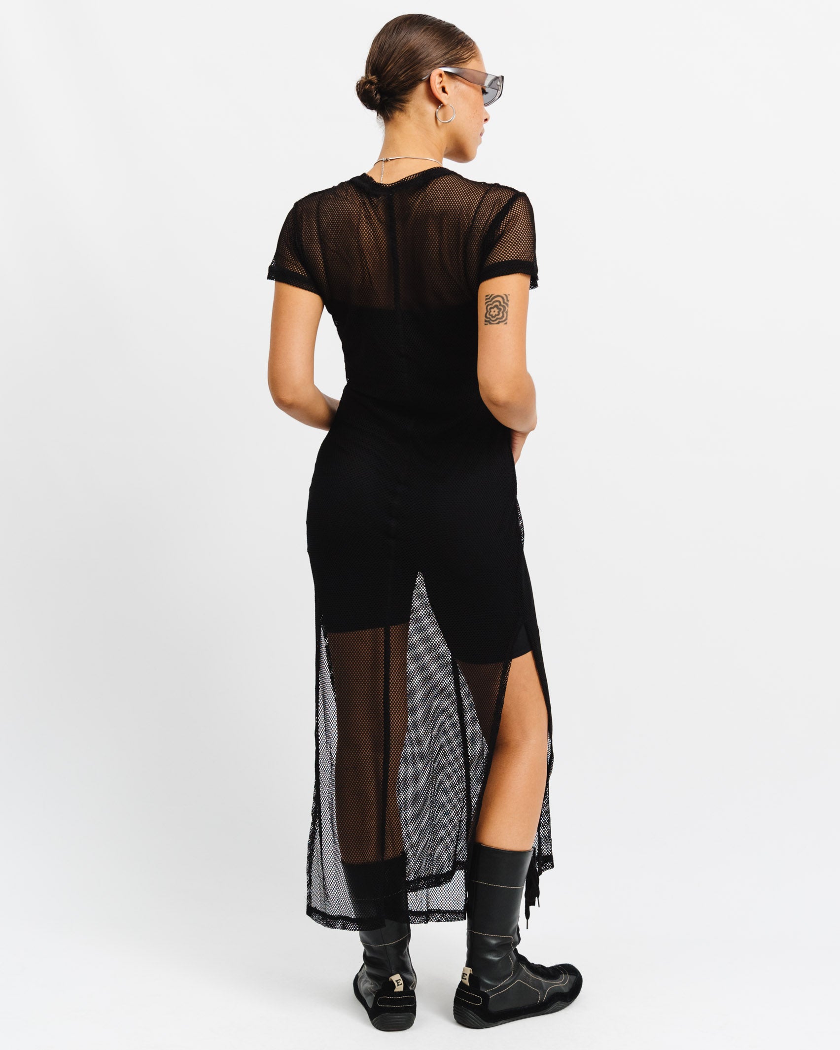 Langes Kleid aus Netz - Broke + Schön