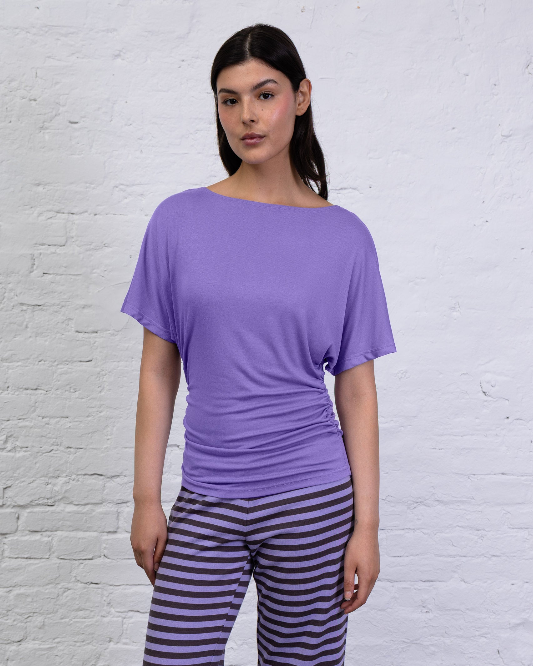 Weiches gerafftes Shirt