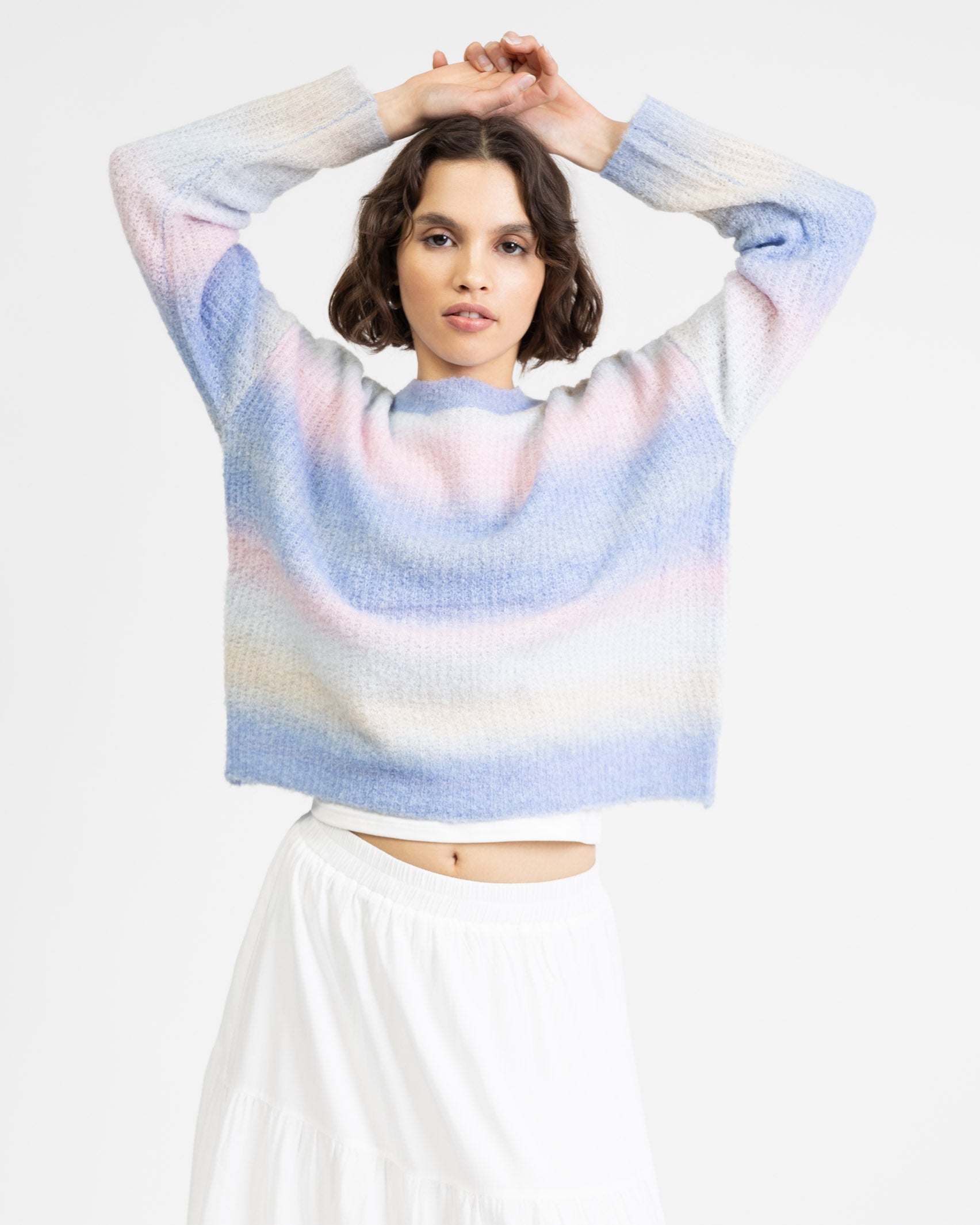 Pullover mit schlichtem Farbverlauf