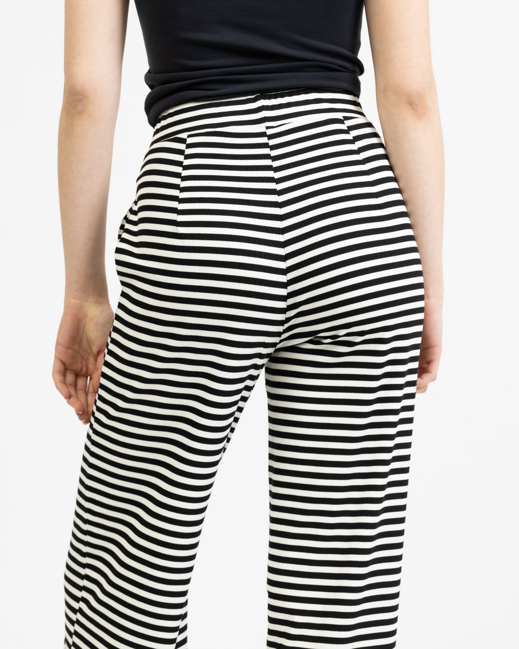 Lockere gestreifte Hose