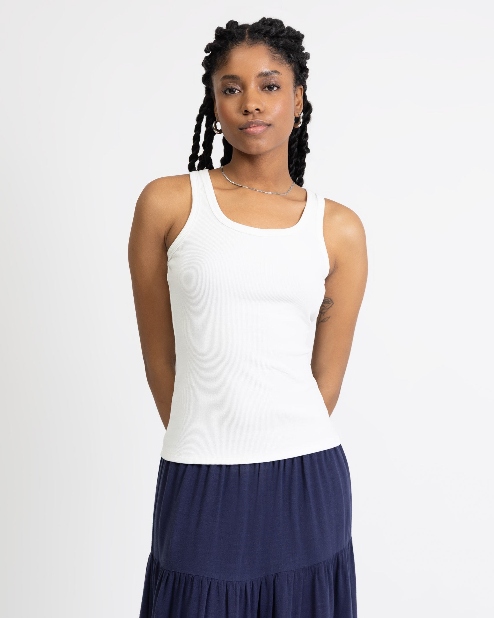 Basic Tanktop weiß
