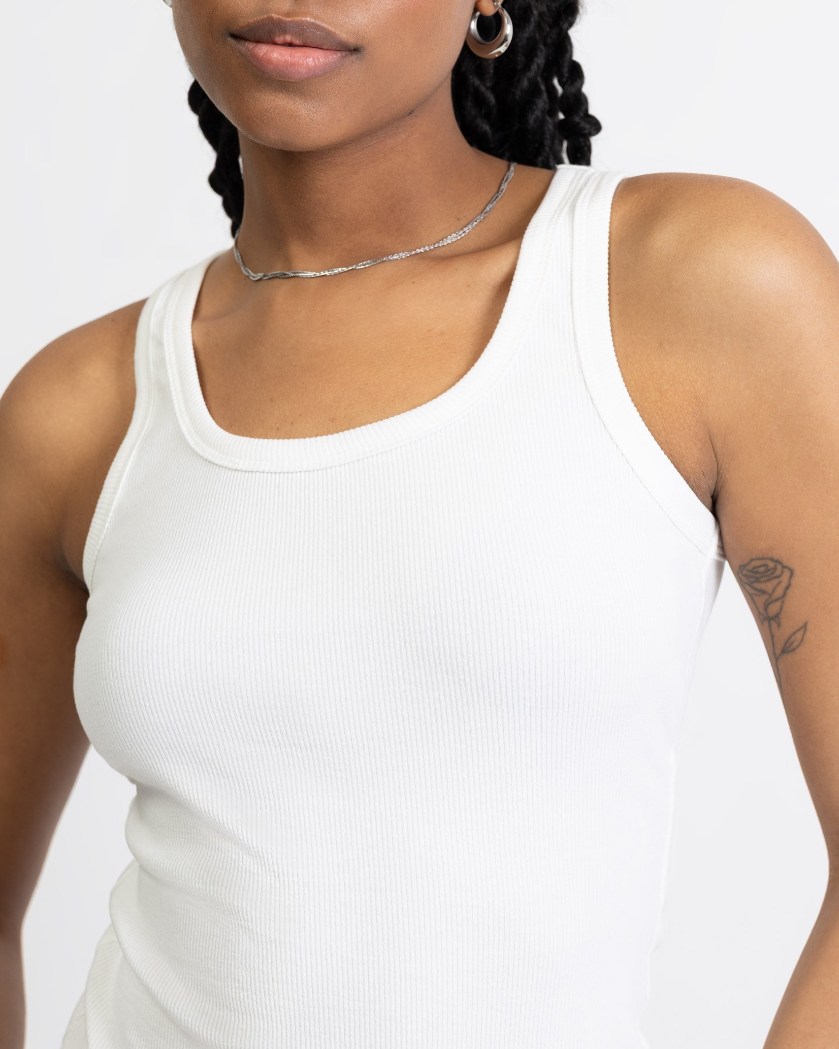 Basic Tanktop weiß
