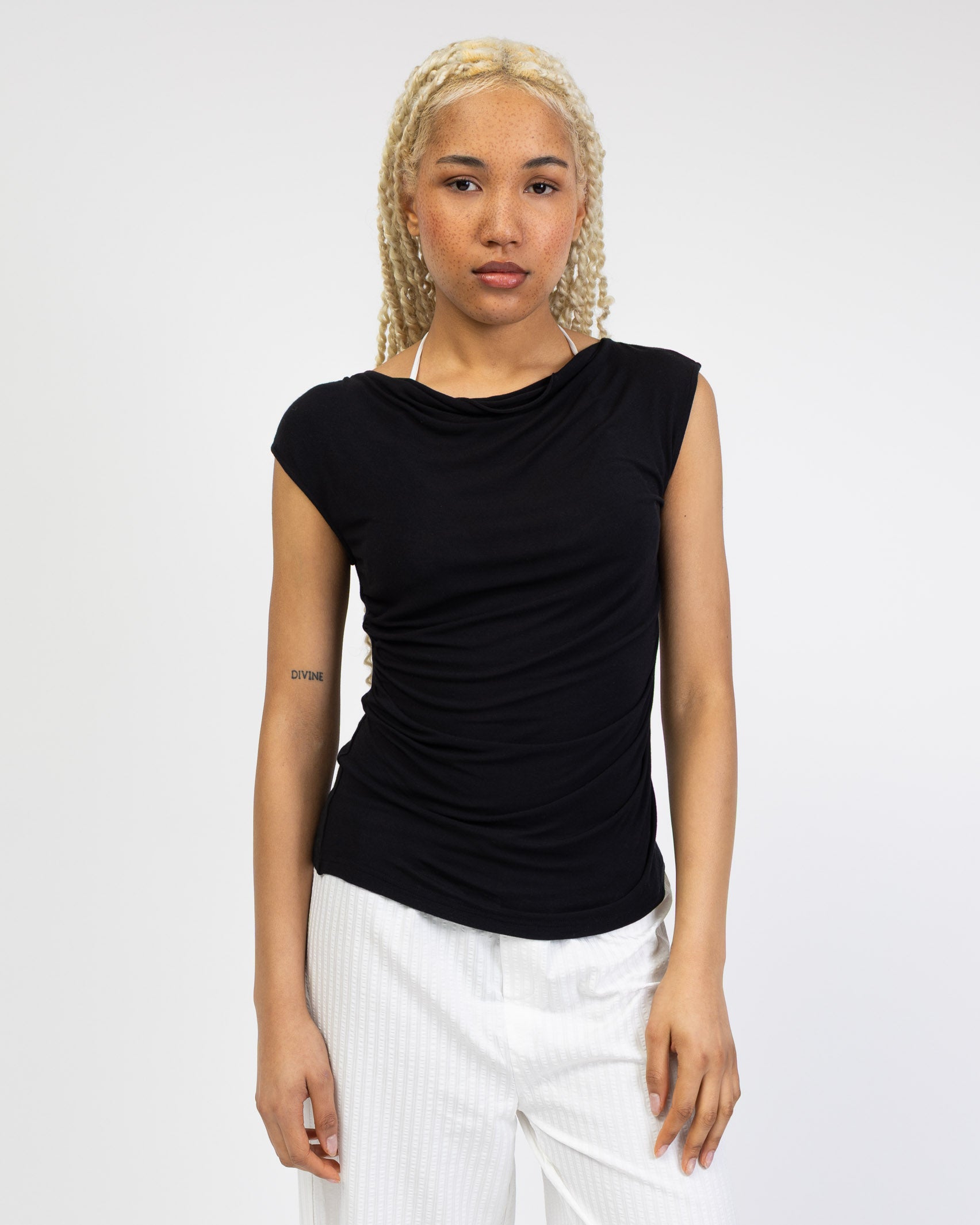 Drapiertes Top