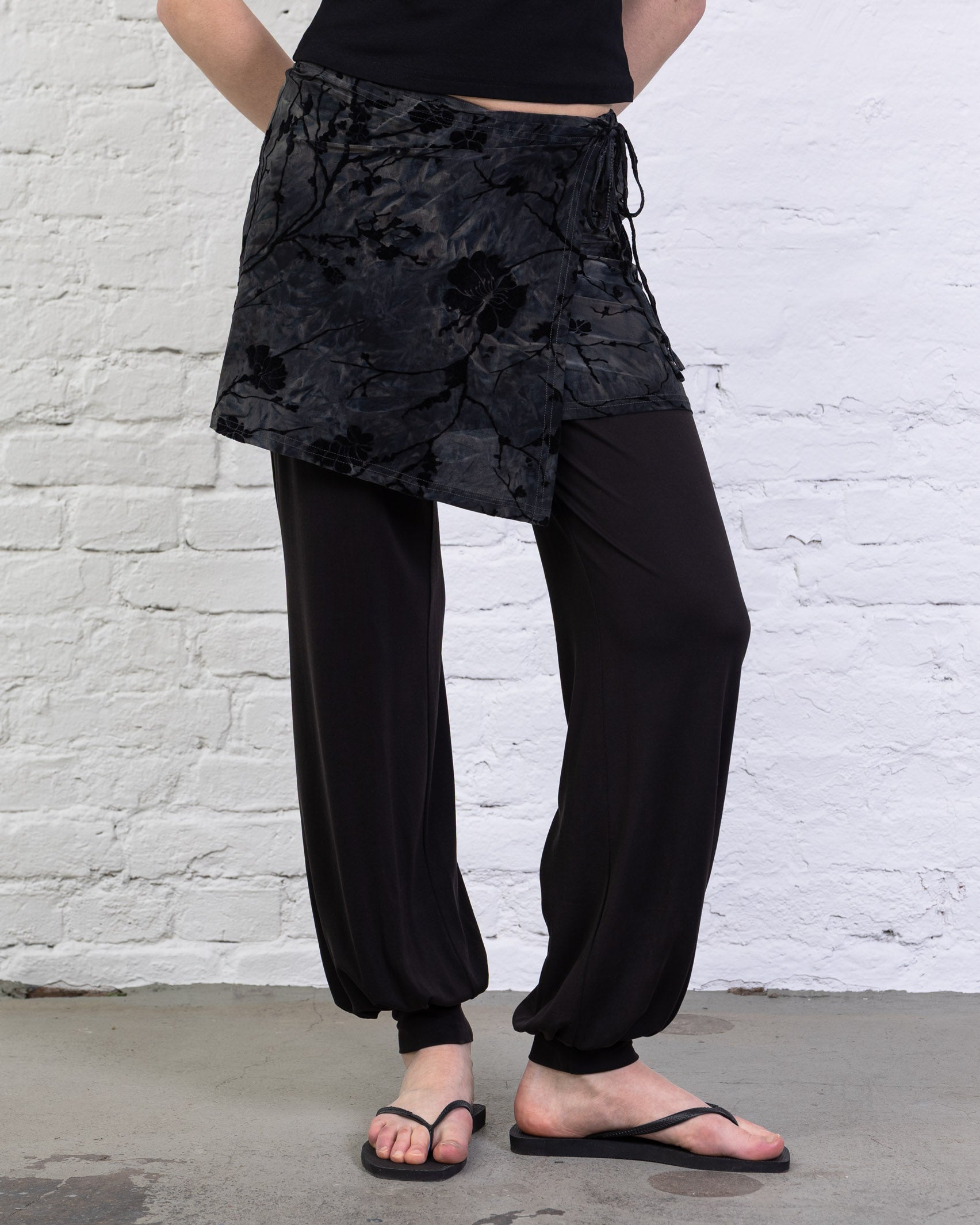 Wickelrock mit Blumenprint