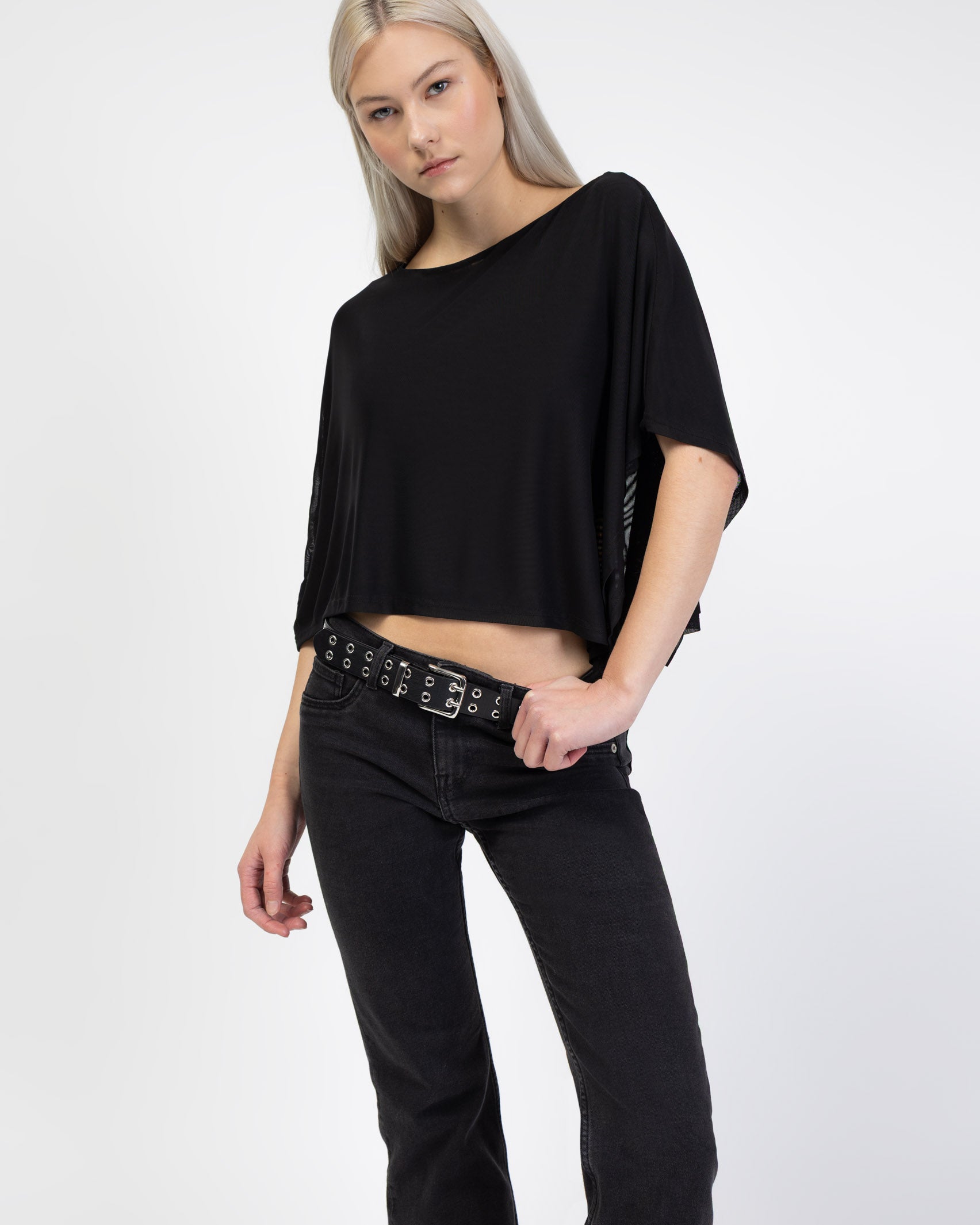 Poncho aus Mesh