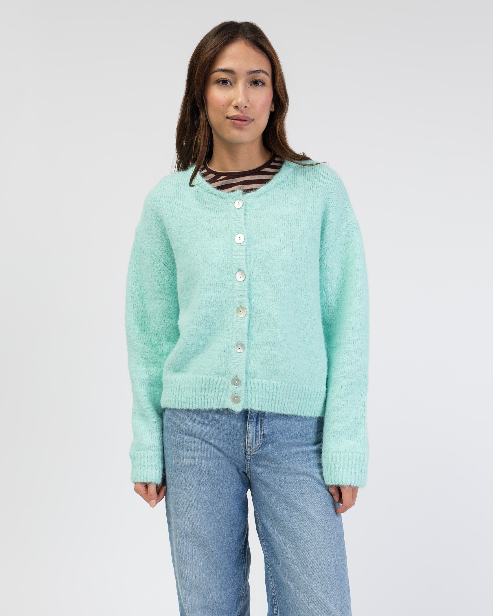 Strickjacke mit weichem Material