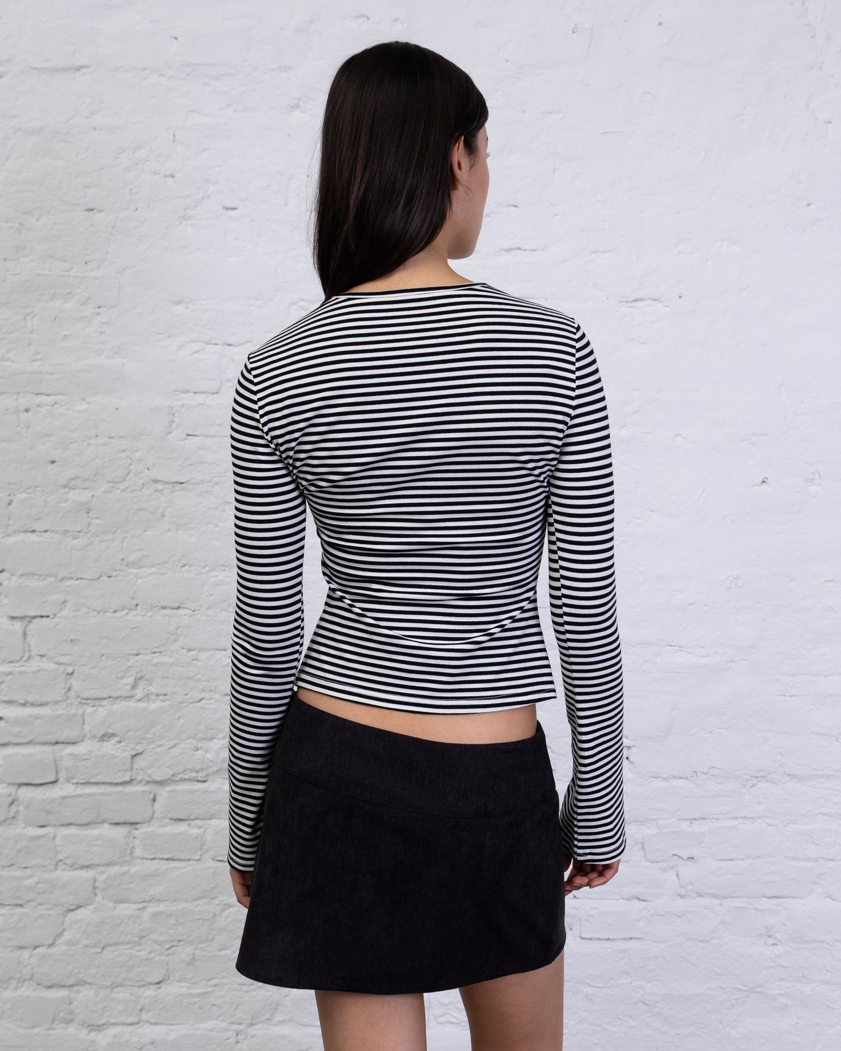 Langarmshirt mit Streifen