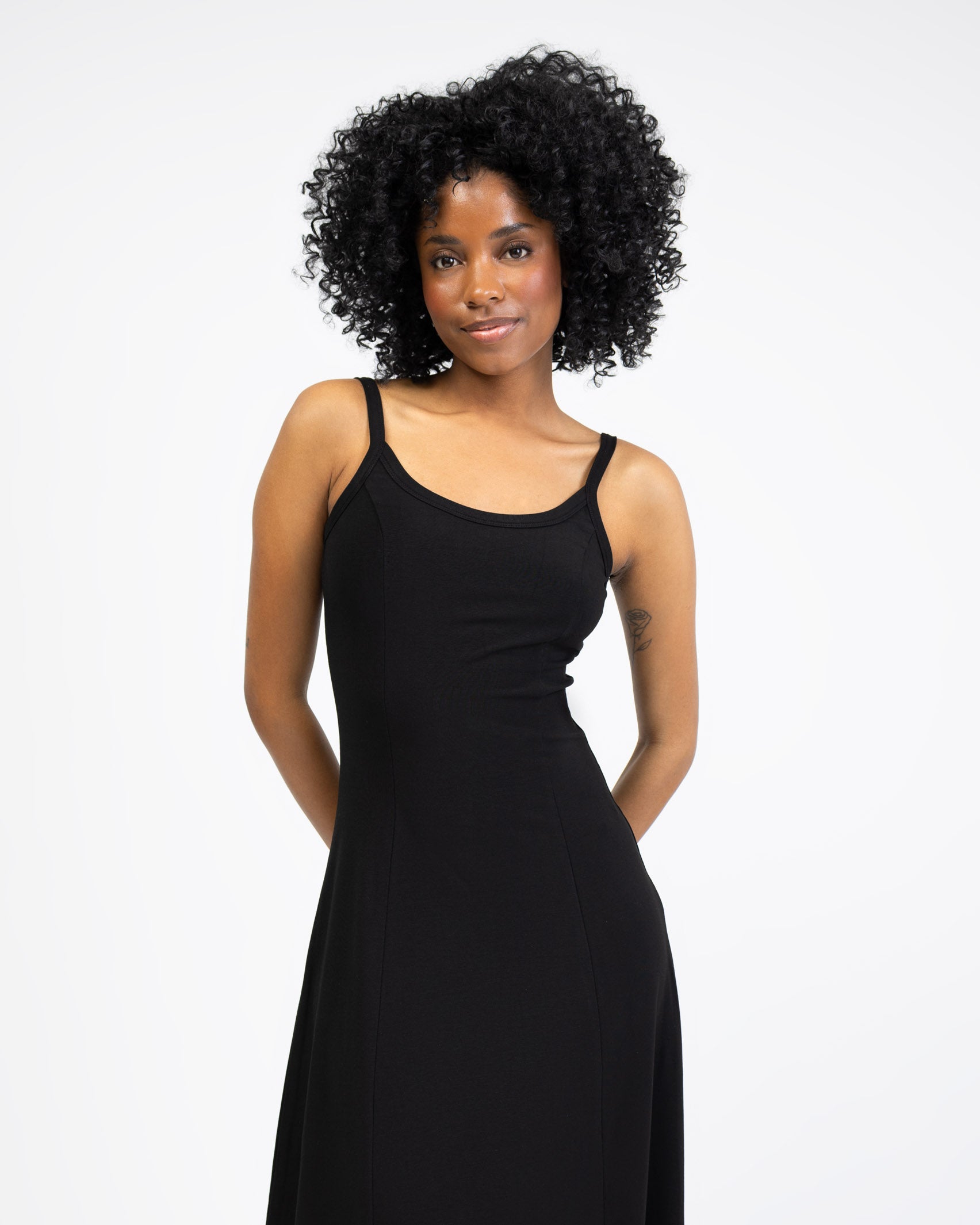 Maxi Trägerkleid
