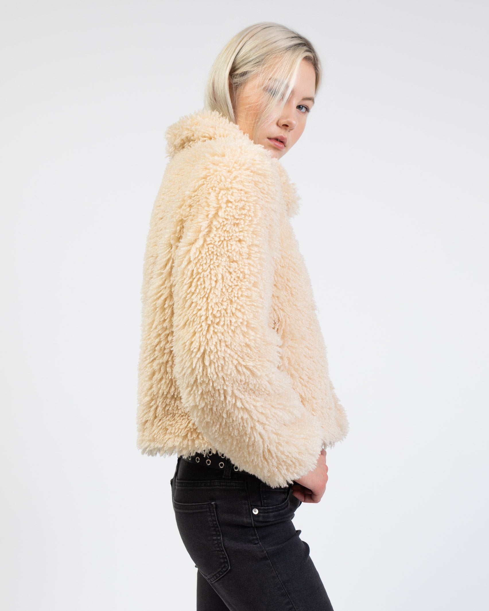 Weiche Jacke mit Reißverschluss
