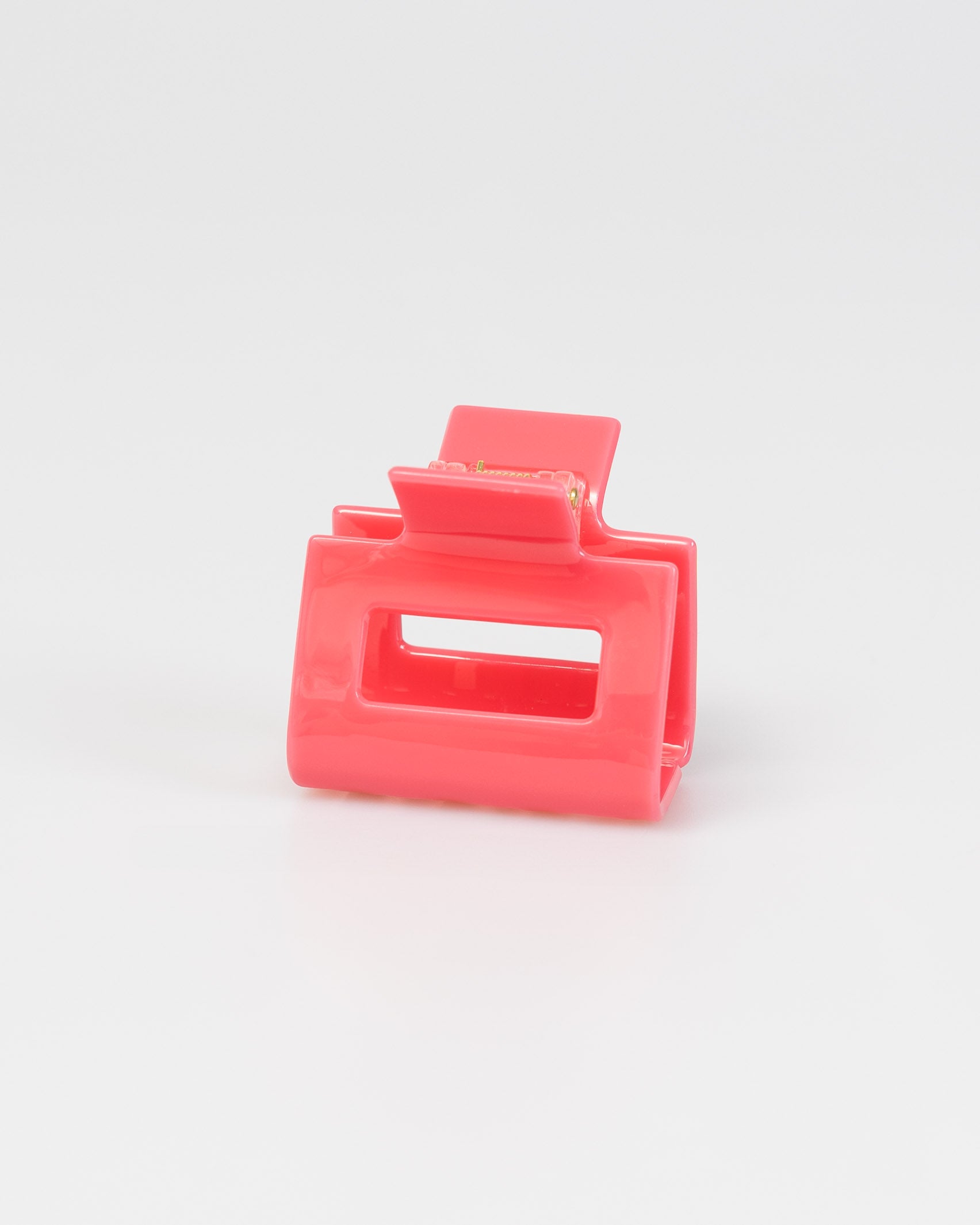 Haarclip in knalligem Pink