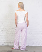Rosa gestreifte Hose
