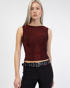 Top mit Glitzer