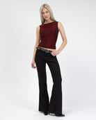 Top mit Glitzer