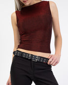 Top mit Glitzer