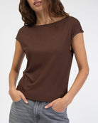 Rückenfreies T-Shirt