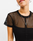 Langes Kleid aus Netz - Broke + Schön