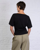 Weiches Shirt mit Raffung