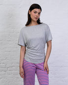 Weiches gerafftes Shirt