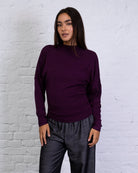 Langarmshirt mit geraffter Taille