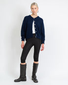 Lockere Strickjacke