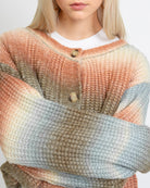 Strickjacke mit Farbverlauf