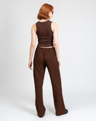 Kurzes geripptes Top