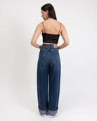 Basic Top mit holografischem Giraffenprint