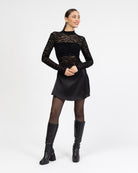 Body mit Animalprint aus Samt