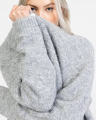 Weiche lockere Strickjacke