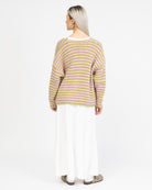 Strickjacke mit lockerem Schnitt