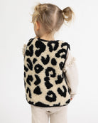 Teddy Kinderweste mit Leoprint