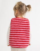 Gestreifte Teddy Kinderweste