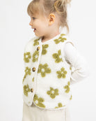 Teddy Kinderweste mit Blumenprint