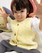 Teddy Kinderweste mit Konfettiprint
