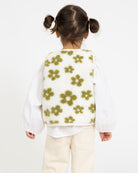 Teddy Kinderweste mit Blumenprint