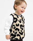 Teddy Kinderweste mit Leoprint