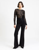 Elegante High-Waist Schlaghose