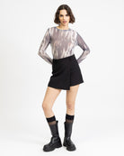 Body mit mehrfarbigem Print