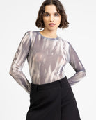 Body mit mehrfarbigem Print