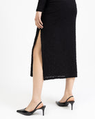 Maxikleid aus Mesh mit Animalprint