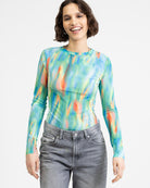 Body mit mehrfarbigem Print