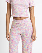 Bunte Hose mit Struktur
