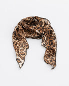 Schmales Tuch mit Leoprint