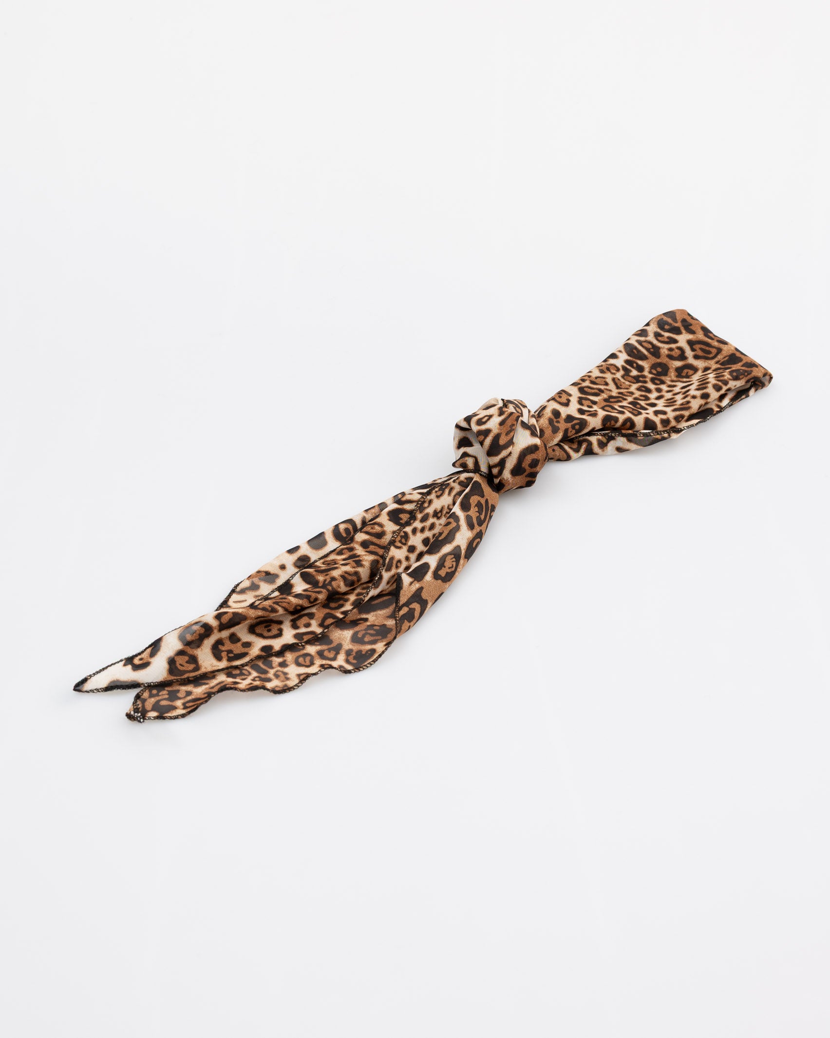 Schmales Tuch mit Leoprint