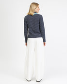 Gestreiftes Basic Langarmshirt