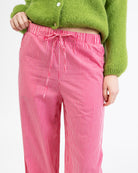 Gestreifte Baumwollhose