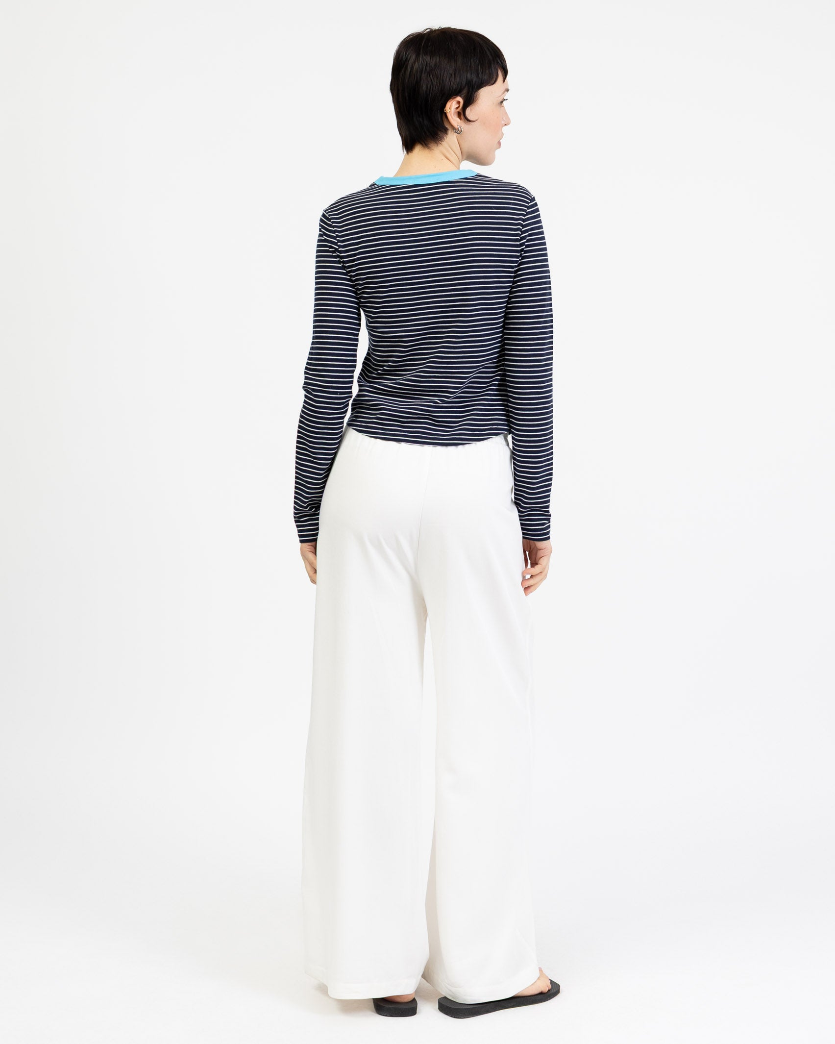 Gestreifter Cardigan aus Baumwolle