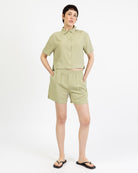 Schlichte Shorts aus Viskose