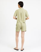 Crop Bluse aus Viskose